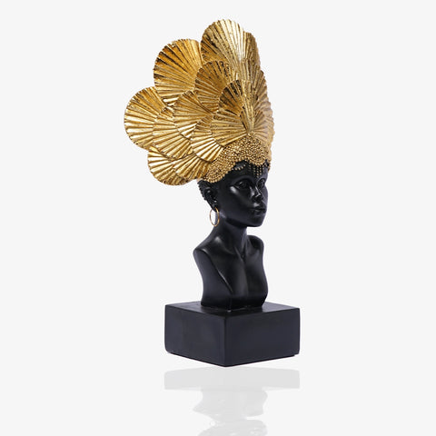 Statuette Empress Atiana Black with Golden