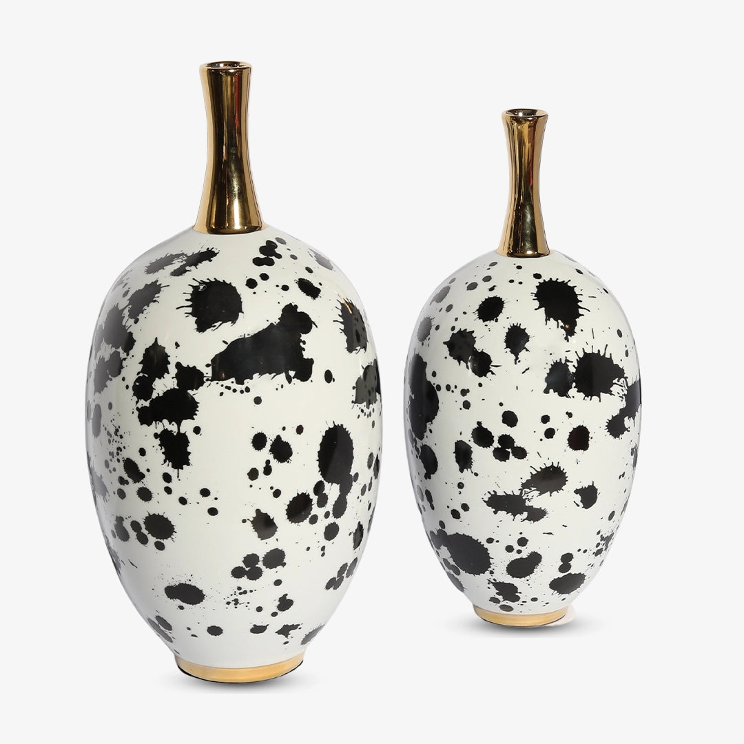 Speckle Chinese Ceramic Vase