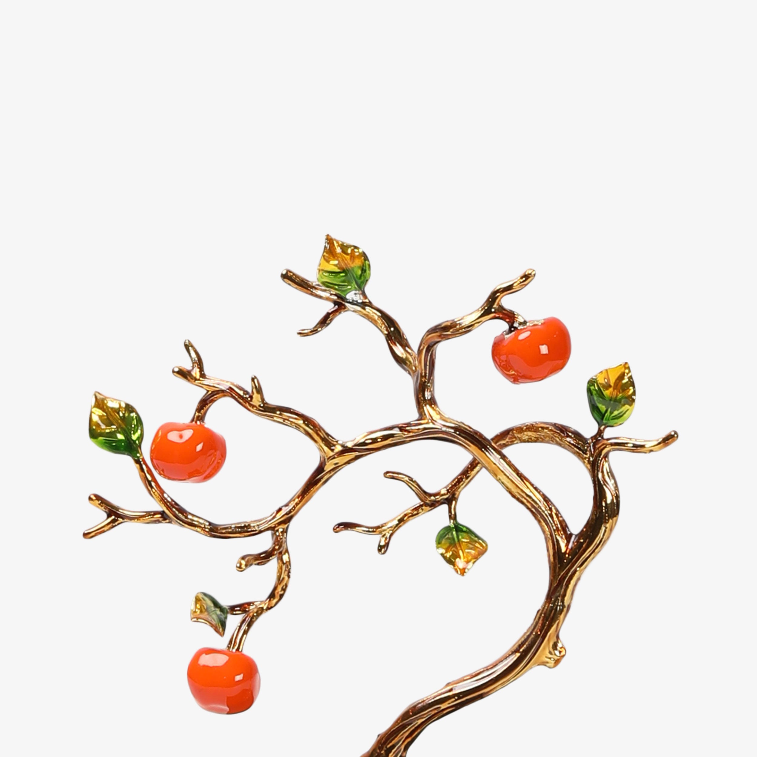 Metal Fruit Tree with Marble Base