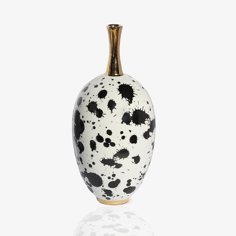Speckle Chinese Ceramic Vase