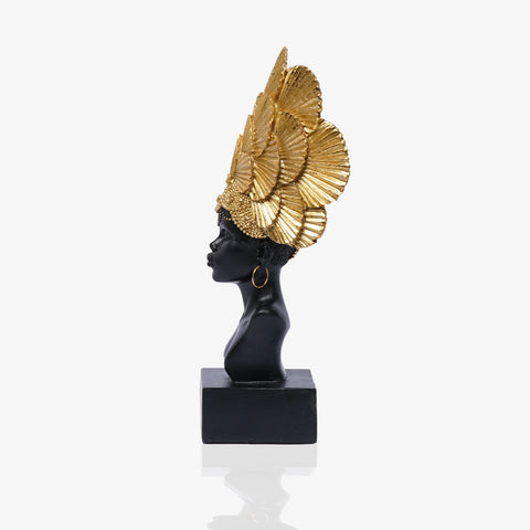 Statuette Empress Atiana Black with Golden