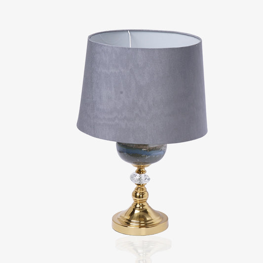 Modern Gray Gold Lamp
