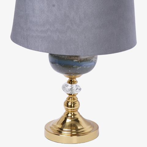 Modern Gray Gold Lamp