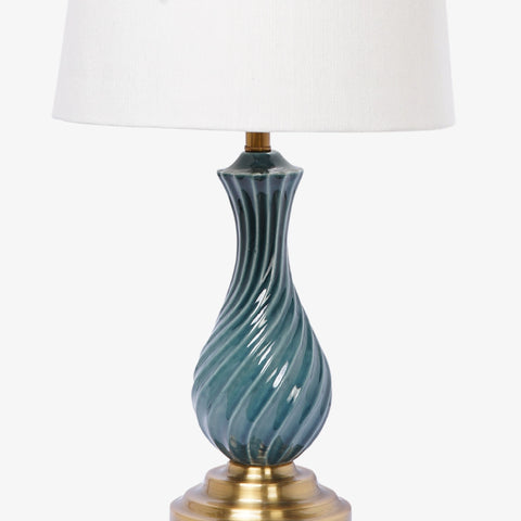 Uttermost Prussian Blue Ceramic Lamp