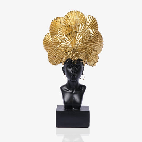 Statuette Empress Atiana Black with Golden