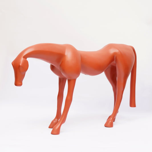 HABITZ Horse Statue Metal Sculpture Horse Art Figurine Decorative for Home Decor Rearing Horse Art Figurine Decorative Sculpture Animal Ornament Sculpture